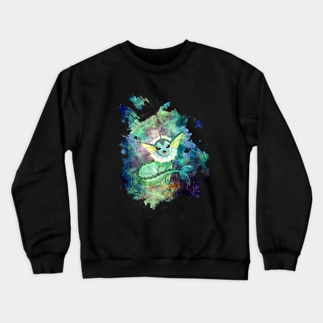 Water Fox Crewneck Sweatshirt by sazzed